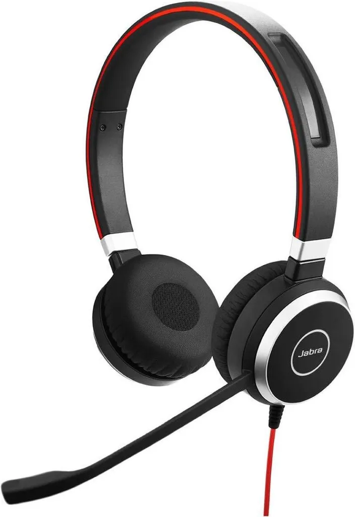 JABRA Evolve 40 UC Duo 3,5mm Klinke Ohne USB-Controller "wie Neu" – Bild 2