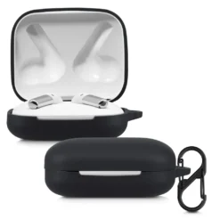 Kwmobile Schutzhülle Kompatibel Mit OnePlus Buds Pro - Hülle Kopfhörer - Silikon Case Cover Schwarz