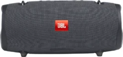 JBL Xtreme 2 Gun Metal Bluetooth Lautsprecher, 40 Watt RMS, Wasserabweisendes Gehäuse, Freispechfunktion, Sprachsteuerung, Ladefunktion