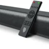 BOMAKER ®Soundbar 2.0 HDMI ARC 110 DB 37 Zoll Lautsprecher Für TV Gerte Bluetooth 5.0 TV Stereo Sound DSP 120 Watt Mit AUX,USB,HDMI,Optischer Anschluss Schwarz-ODINE Ⅲ