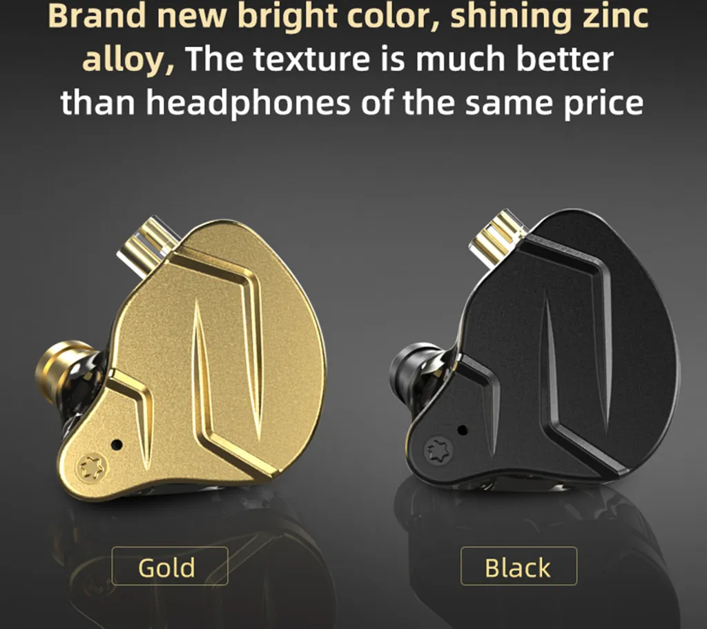 KZ ZSN PRO X Kabelgebundene In-Ear-Kopfhoerer DIY-Kopfhoerer 1BA + 1DD Hybrid-Treiber HIFI DJ-Monitor Laufsport-Ohrhoerer – Bild 7
