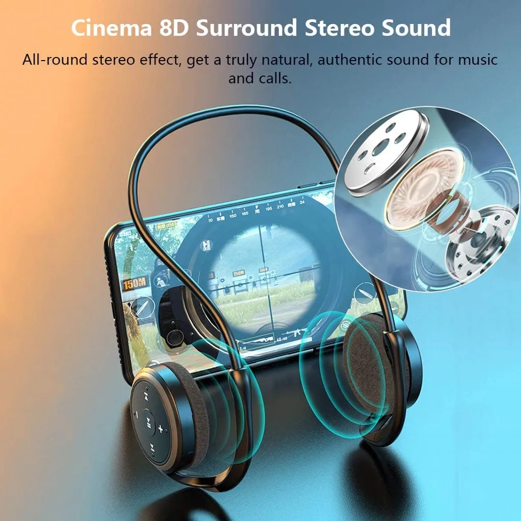 Sport Kopfhörer Bluetooth Kopfhörer Headsets Für Handys Funk Kopfhörer – Bild 4