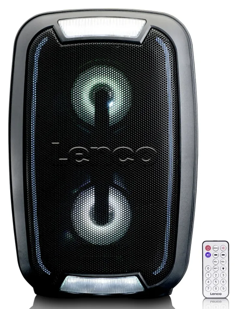 Lenco Tragbarer Bluetooth Lautsprecher USB SD BT-272BK