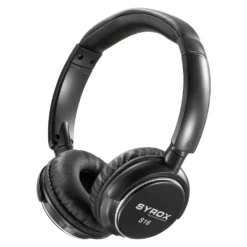 Syrox Bluetooth 5.0 Schwarz Wireles Headset On-Ear-Kopfhörer Wireles Kopfhörer IPhone Kopfhörer Samsung Kopfhörer Notebook Kopfhörer Black