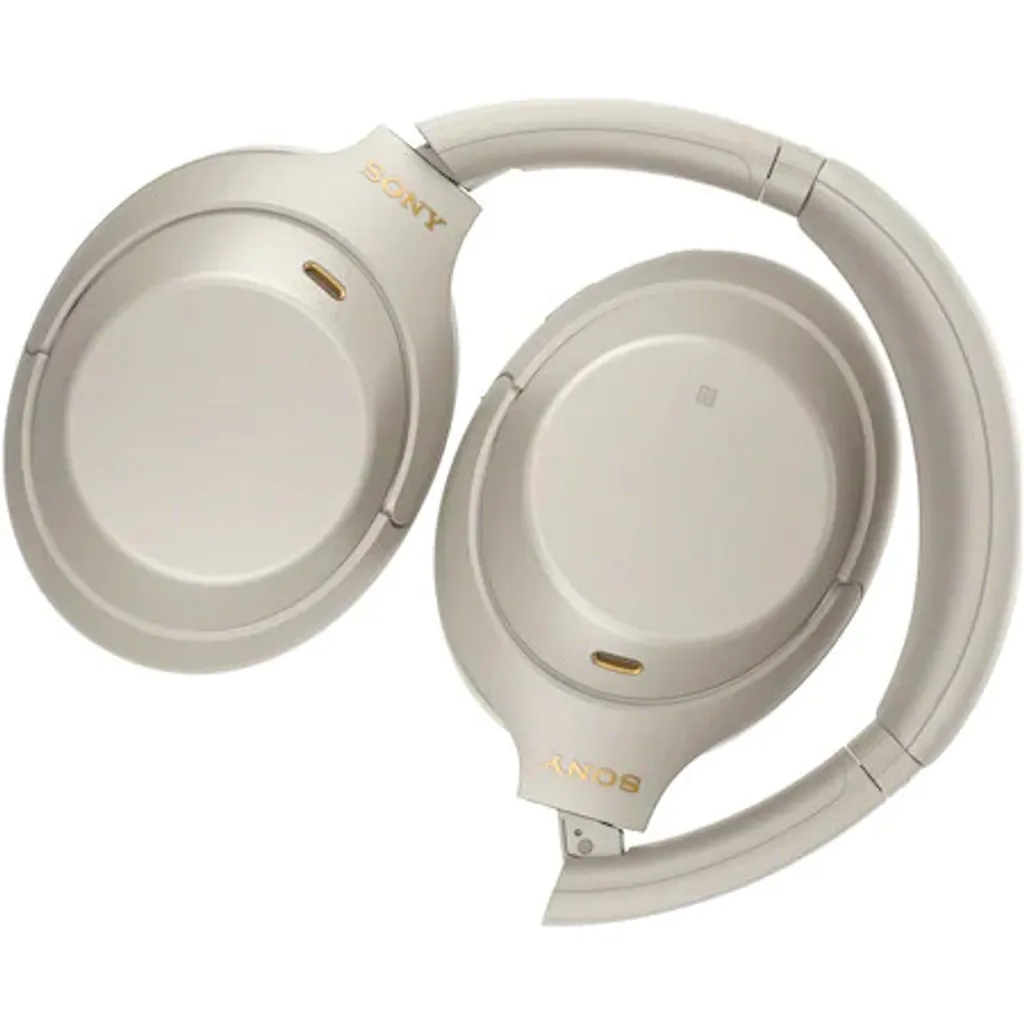 Over-the-Ear-Kopfhörer Sony WH-1000XM4S, Kabellos, Bluetooth, Geräuschunterdrückung, Mikrofon, Silber – Bild 3