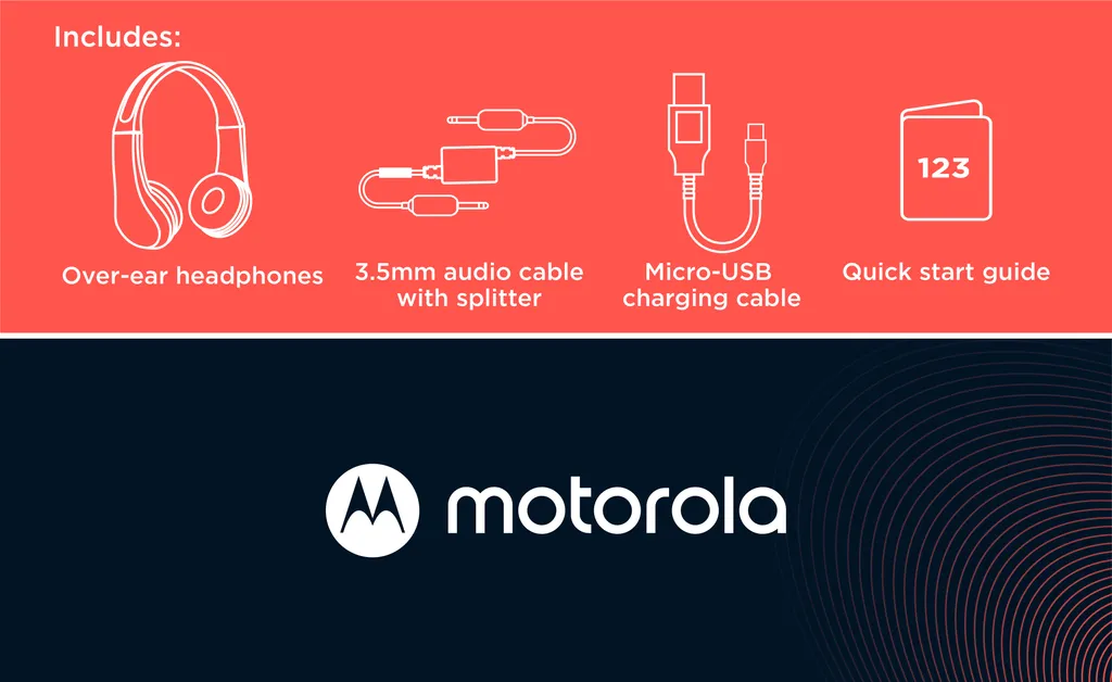 Motorola Sound Kinder Kopfhörer - MOTO JR300 - Kopfhörer Für Kinder - Lautstärkebegrenzung 85dB - Mit Audio-Splitter - BPA-Frei - Ab 3 Jahren - Blau/Grau – Bild 7