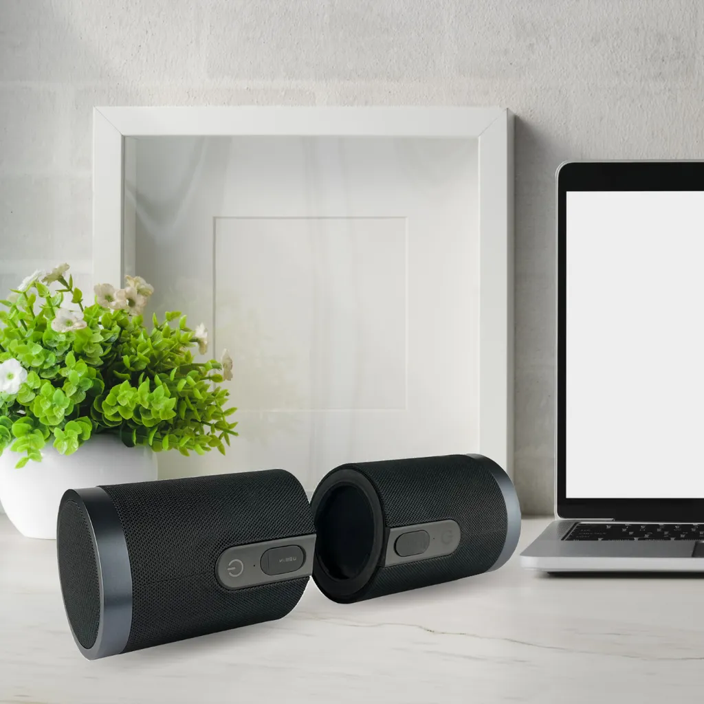 Fontastic Exclusive Exclusive 2in1 TWS Lautsprecher Pisa, Sw 360° Raumklang, Split-Design, 20Watt, IPX6