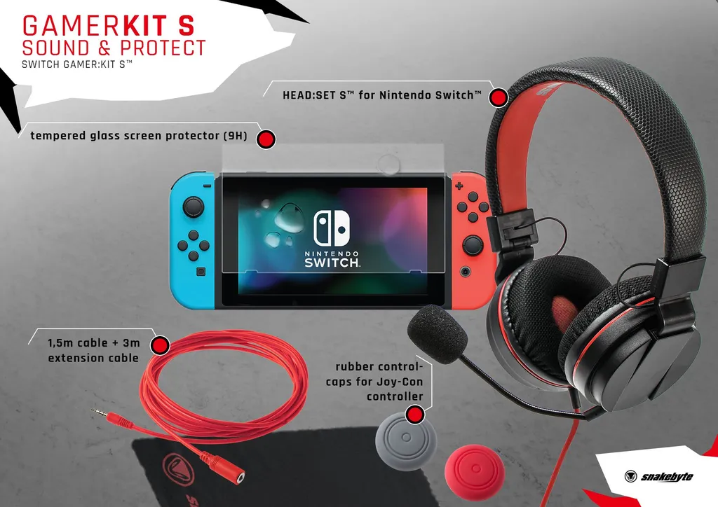 Snakebyte NSW Gamer Kit S Sound & Protect – Bild 6