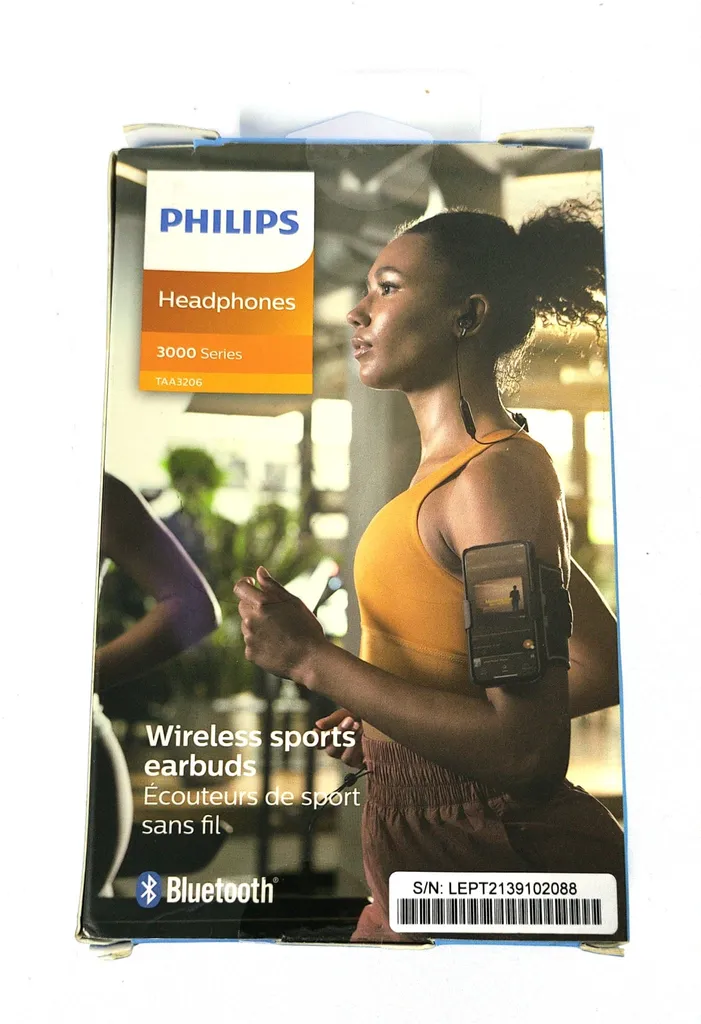 Philips TAA3206BK/00 Kabelloser Sportkopfhörer, In-Ear-Laufkopfhörer Für Erwachsene, Staubabweisend, Wasserdicht, Bluetooth, 10 Stunden Spielzeit, Flügel-Ohrstöpsel, Eingebautes Mikrofon, – Bild 5