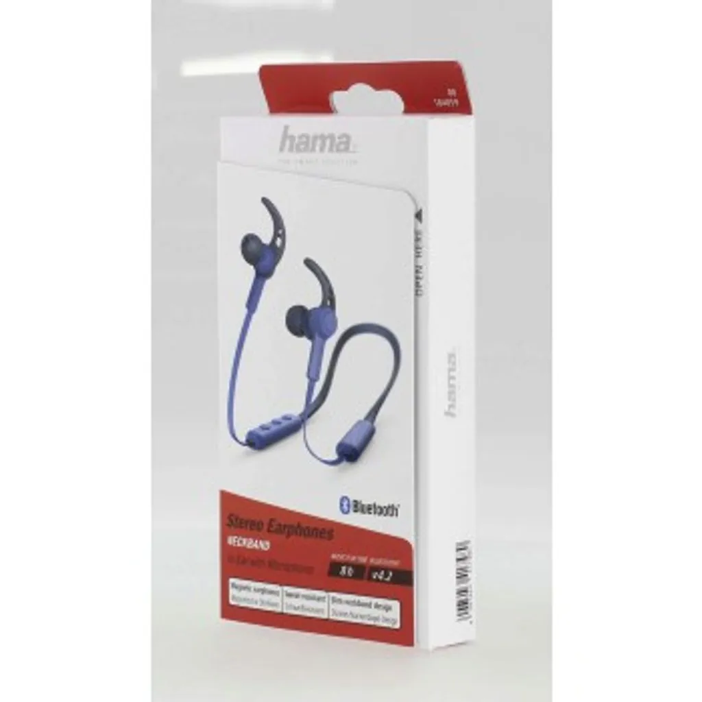 Hama Bluetooth®-In-Ear-Stereo-Headset Neckband True Navy MultiPoint-Technologie – Bild 4