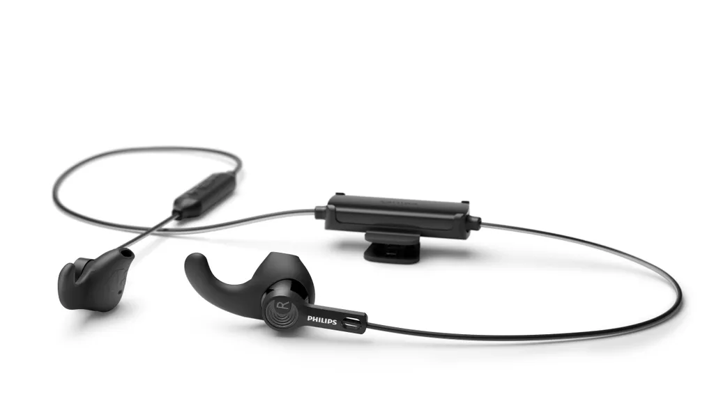 Philips TAA3206BK/00 Kabelloser Sportkopfhörer, In-Ear-Laufkopfhörer Für Erwachsene, Staubabweisend, Wasserdicht, Bluetooth, 10 Stunden Spielzeit, Flügel-Ohrstöpsel, Eingebautes Mikrofon, – Bild 2