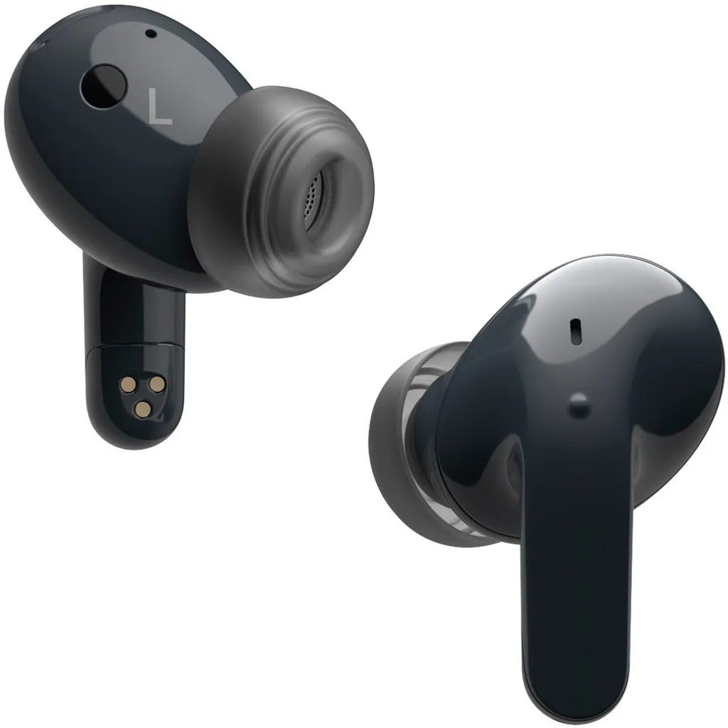 LG TONE Free DT90Q Schwarz Wireless In-Ear-Kopfhörer (Dolby Atmos Mit Headtracking, Active Noice Cancellation (ANC), MERIDIAN, UVnano+, Flugzeugmodus (Plug&Wireless) – Bild 2