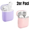 2x Schutzhülle Für Apple AirPods 1/2 Silikon Kopfhörer Cover Matt Case Tasche