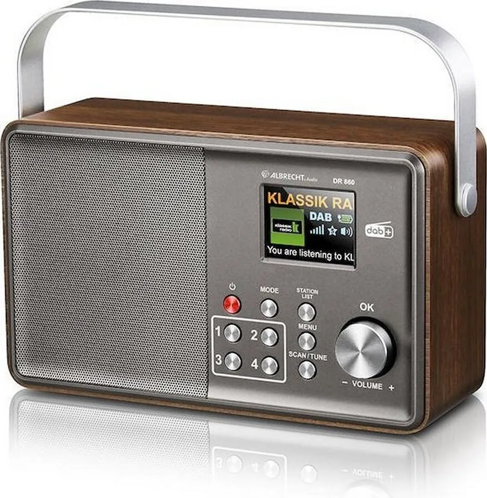 Albrecht DR 860 Senior Digitalradio DAB+/UKW, Farbdisplay, Inkl. 4000mAh Akku