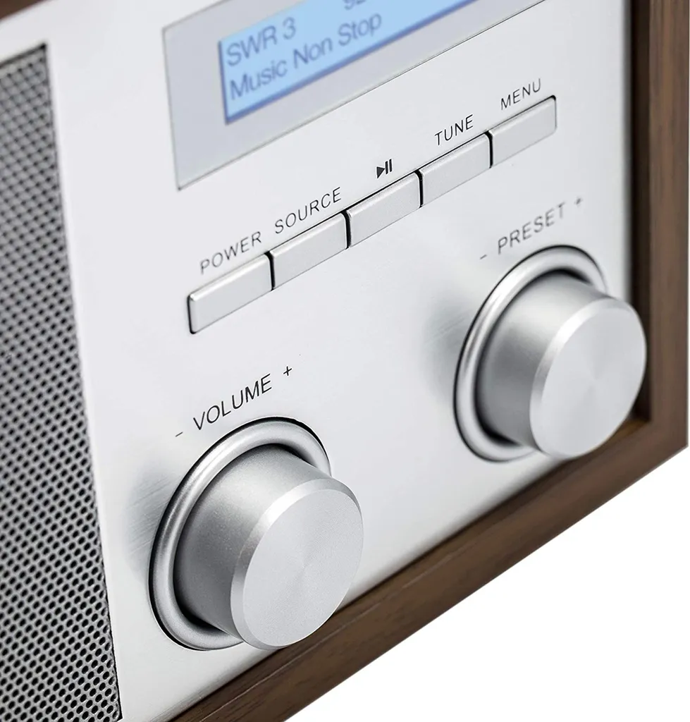 Blaupunkt RXD 180 DAB+ Digital Radio, Küchenradio Mit Bluetooth, Aux In, UKW/FM PLL Radio Mit RDS, Alu-Optik, Drehregler – Bild 4