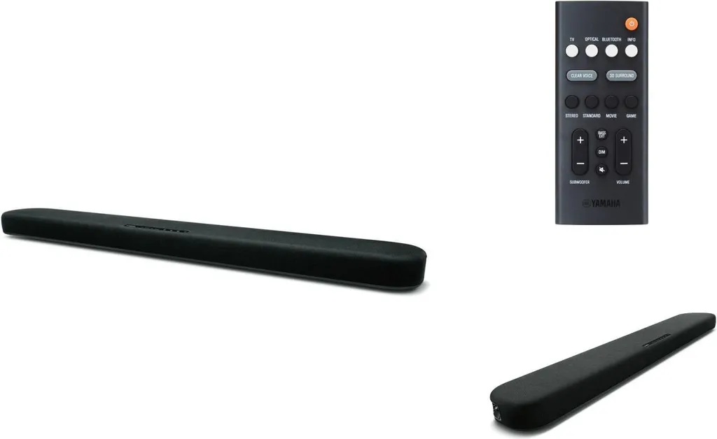 Yamaha SR-B20A, 120 W, DTS Digital Surround,DTS Virtual:X,Dolby Digital,Dolby Pro Logic II, 60 W, 6 Ohm, 2,54 Cm (1 Zoll), 2,5 Cm – Bild 2