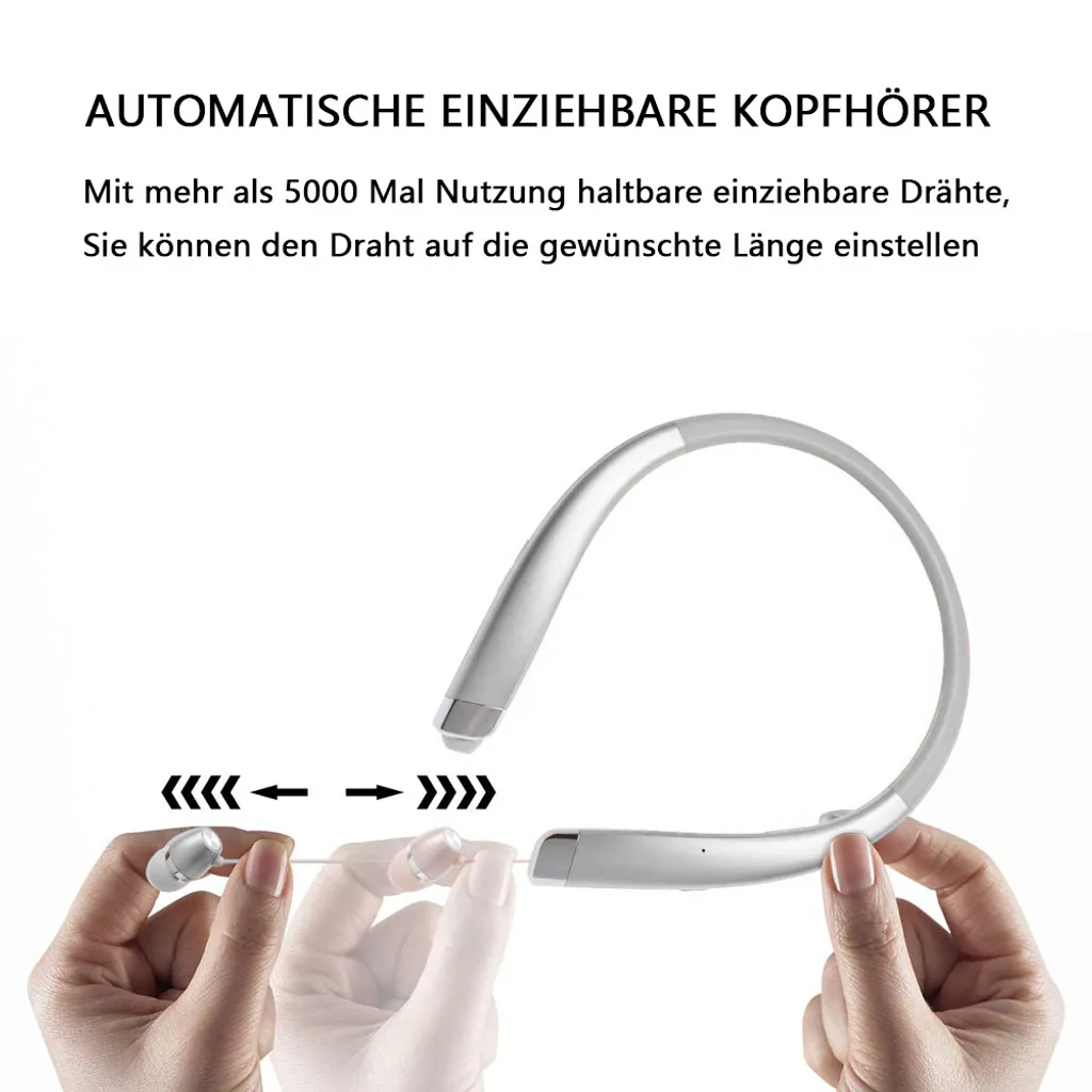 Bluetooth Kopfhörer In Ear Stereo12Std Laufzeit IPX7 Wasserdicht Kabellose Earbuds – Bild 5