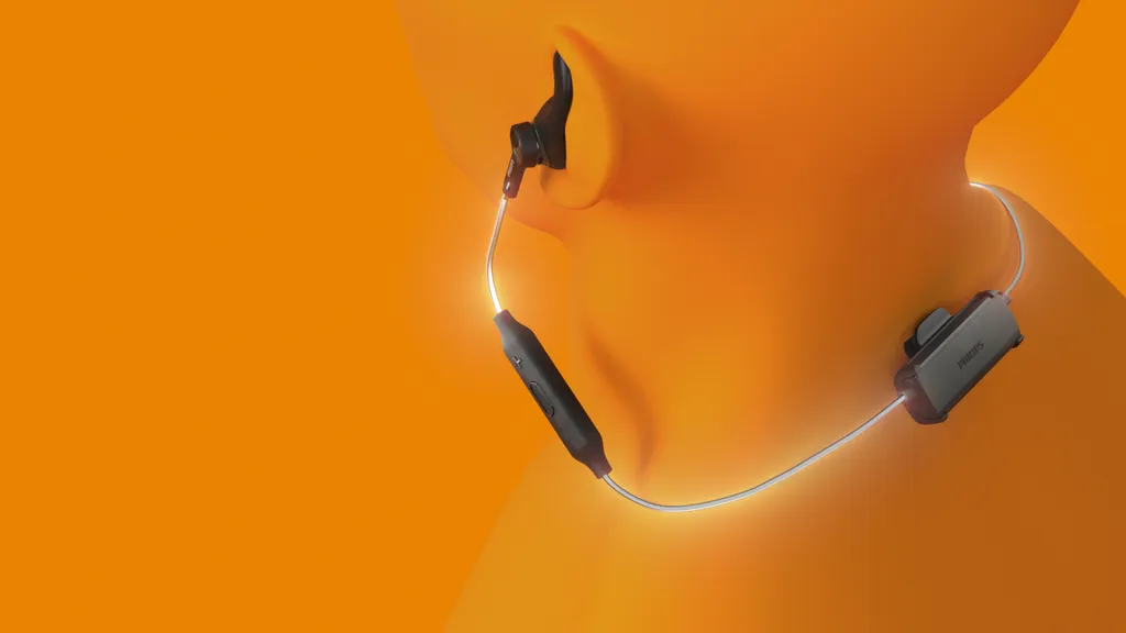 Philips TAA3206BK/00 Kabelloser Sportkopfhörer, In-Ear-Laufkopfhörer Für Erwachsene, Staubabweisend, Wasserdicht, Bluetooth, 10 Stunden Spielzeit, Flügel-Ohrstöpsel, Eingebautes Mikrofon, – Bild 4