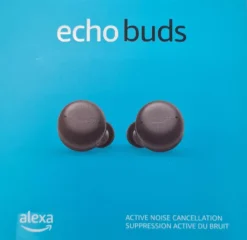 Amazon Echo Buds 2. Gen. Kabellose Ohrhörer, Aktive Geräuschunterdrückung, Alexa - Schwarz