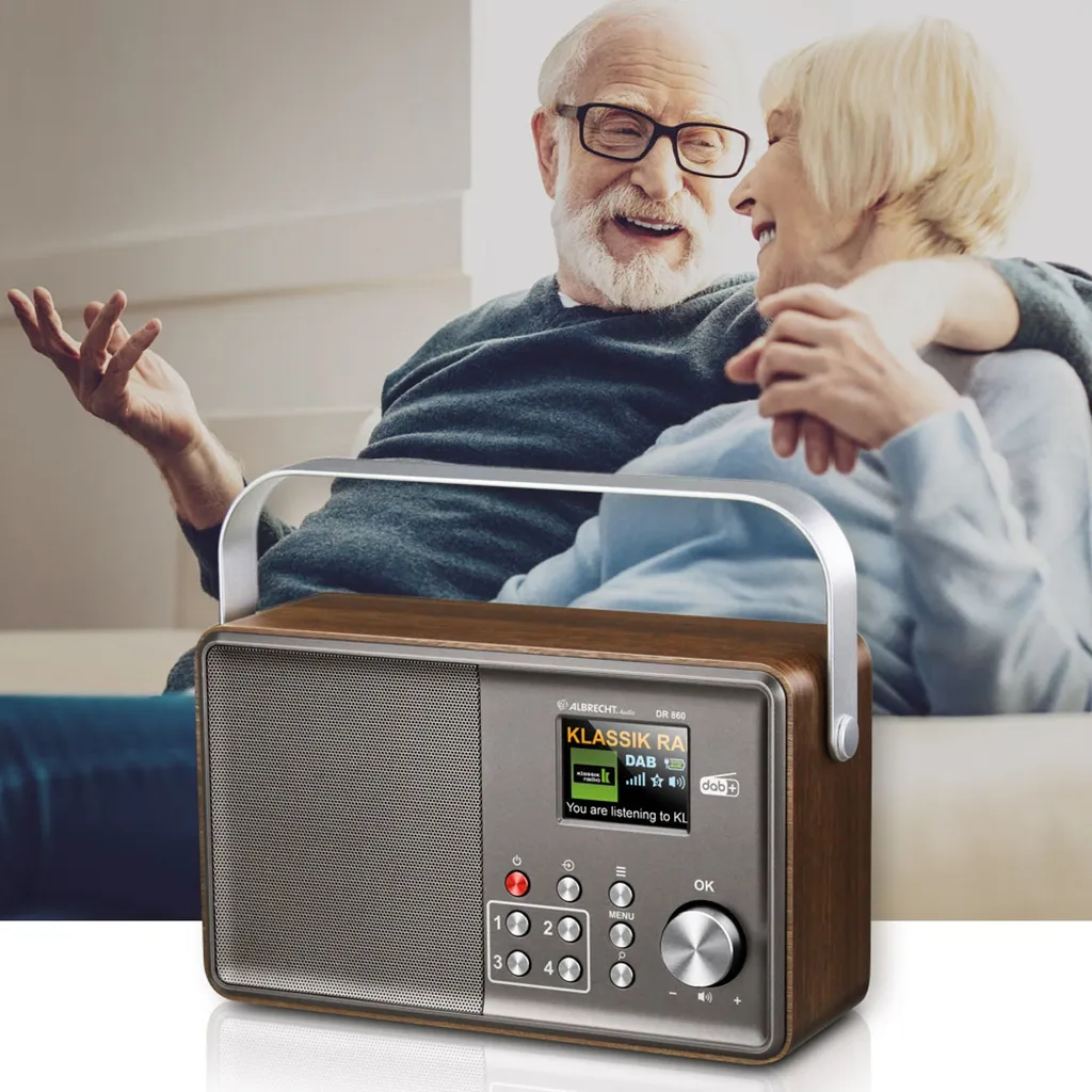 Albrecht DR 860 Senior Digitalradio DAB+/UKW, Farbdisplay, Inkl. 4000mAh Akku – Bild 5