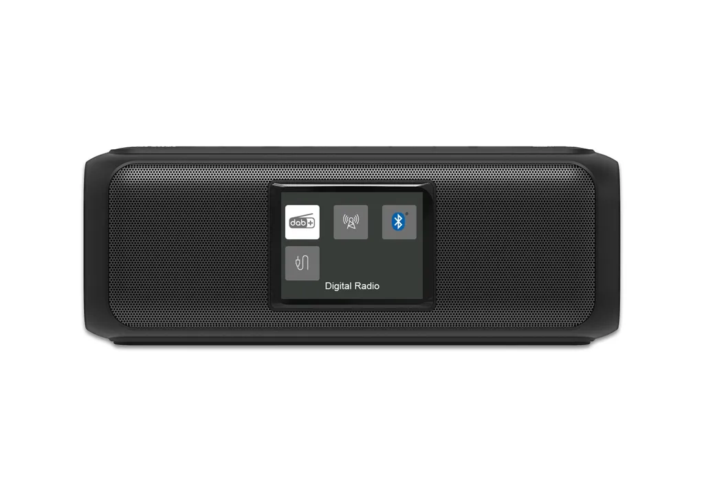 Karcher DAB Go Tragbarer Bluetooth Lautsprecher & Digitalradio DAB+ / UKW Radio Mit 2,4' Farbdisplay/Wecker / 5 Watt Stereo-Sound/USB-C/Akku – Bild 3