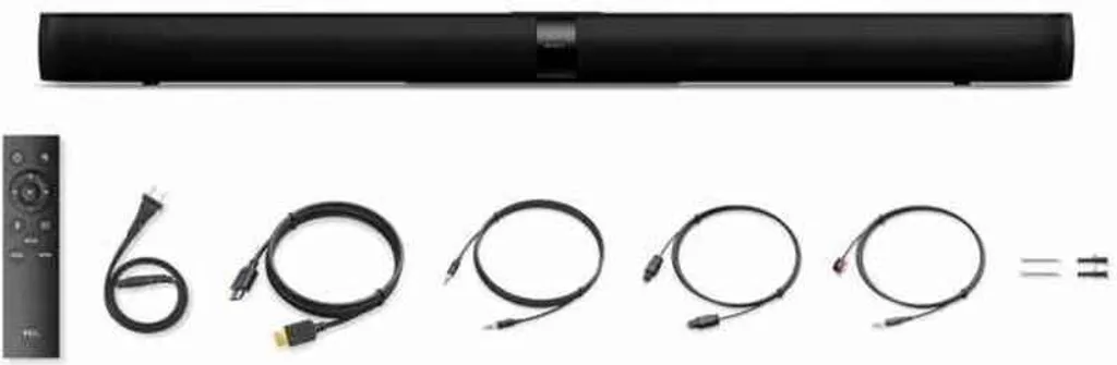 TCL TS7010 Soundbar (92 Cm) Mit 2.1-Kanal-Sound Bluetooth Subwoofer, 160 Watt, HDMI ARC, Dolby Digital, AUX 3,5 Mm Schwarz TCL – Bild 7