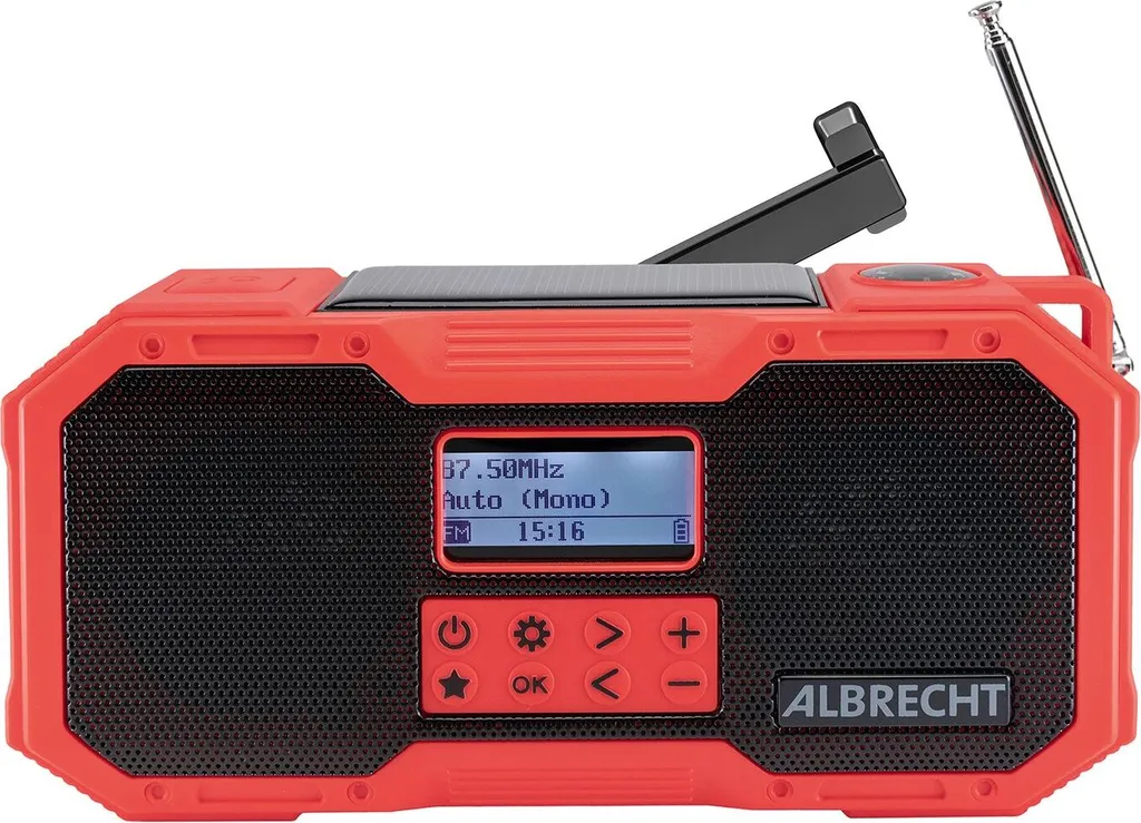 Albrecht DR 112 DAB+ Outdoor Kurbelradio