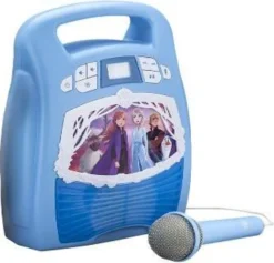 EKIDS Karaokebox Frozen Eiskönigin Bluetooth/Mikro Blau