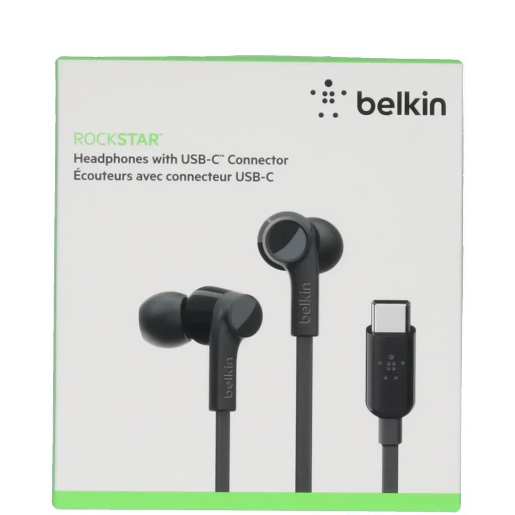 Belkin Rockstar In-Ear Kopfhörer Mit USB-C Connector, Schwarz – Bild 9