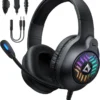 AUKEY GH-X1 RGB-Gaming-Headset Mit Stereo-Sound 50-MM-Treiber Mikrofon Mit Geräuschunterdrückung