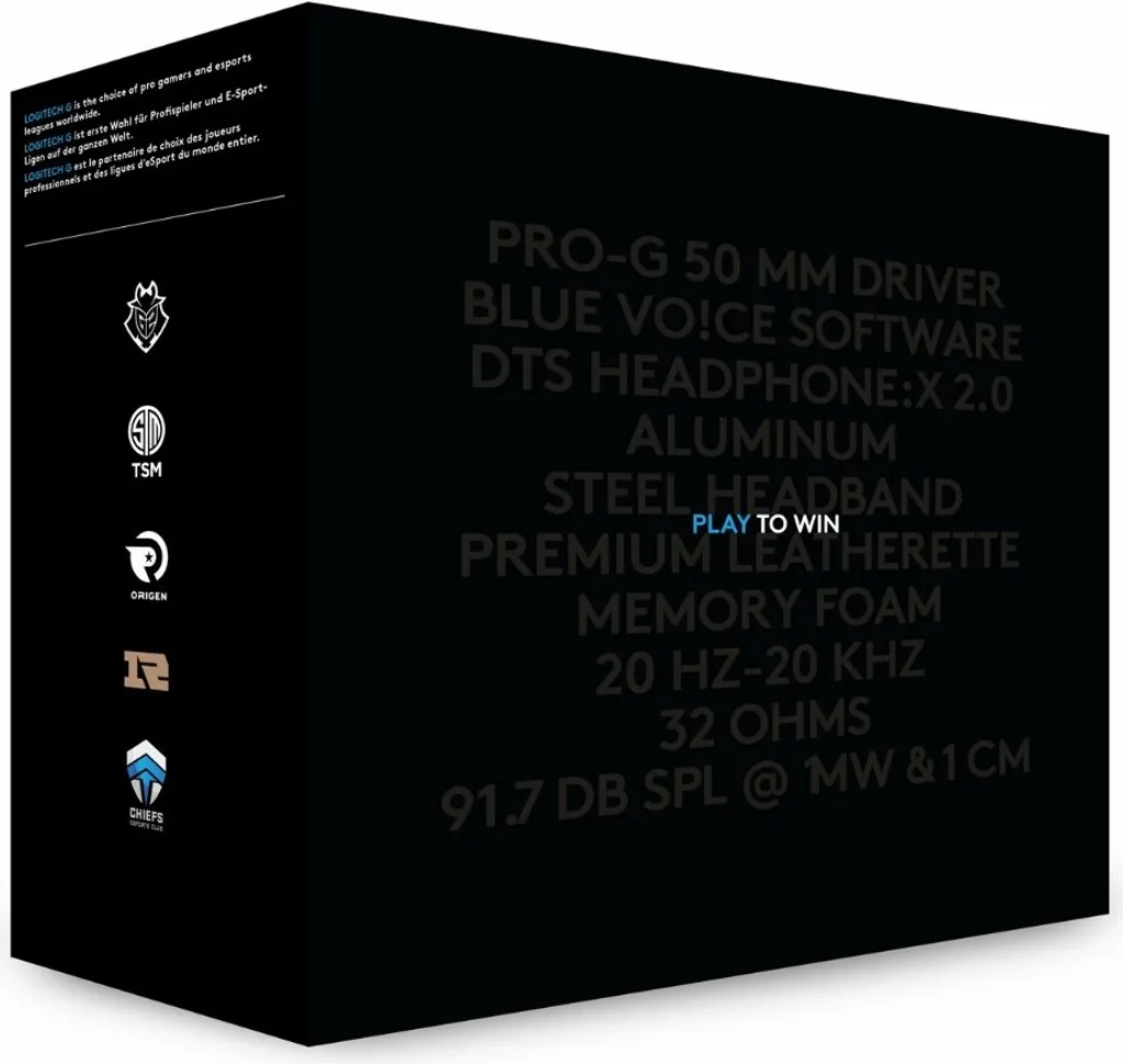 Logitech G G PRO X Gaming Headset, Verkabelt, Gaming, 20 - 20000 Hz, 320 G, Kopfhörer, Schwarz – Bild 12