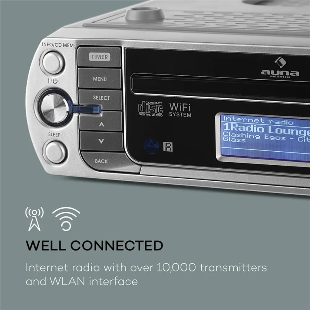 KR-500 CD Küchenradio, Internetradio, Integriertes WiFi, CD/Mp3-Player – Bild 4