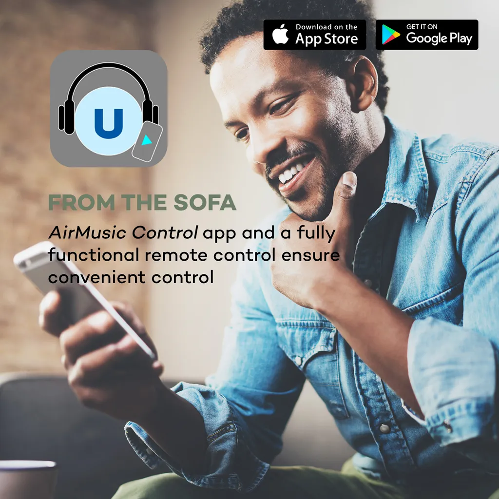 Streamo Stereoanlage Mit Internetradio WLAN DAB+ UKW CD-Player BT Schwarz – Bild 4