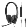 Sennheiser SC 165 USB-C - Kopfhörer - Kopfband - Büro/Callcenter - Schwarz - Binaural - SCR-Steuerei