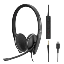 Sennheiser SC 165 USB-C - Kopfhörer - Kopfband - Büro/Callcenter - Schwarz - Binaural - SCR-Steuerei