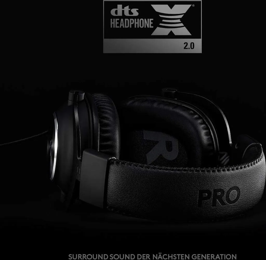 Logitech G G PRO X Gaming Headset, Verkabelt, Gaming, 20 - 20000 Hz, 320 G, Kopfhörer, Schwarz – Bild 4