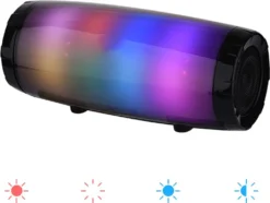 Bluetooth Lautsprecher Musikbox Tragbarer LED Bluetooth Box Mit Freisprechfunktion Für Handy Und PC FM Radio Mikro-SD Und USB Kabellos